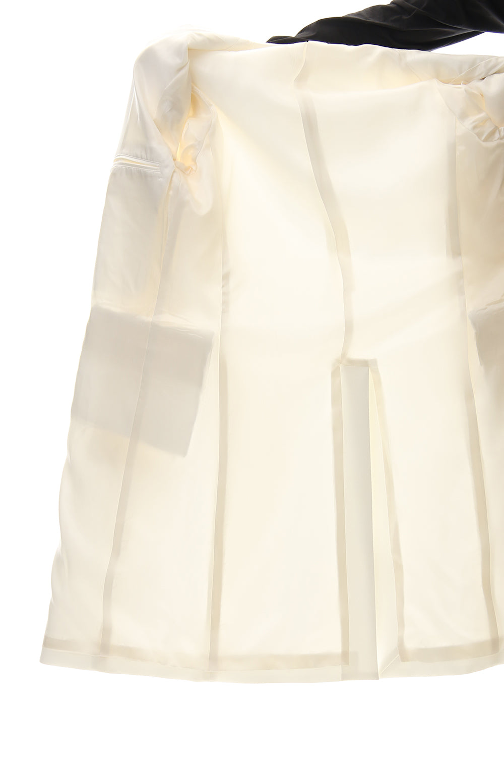 Hybrid French Twill Long Jacket (Off White)