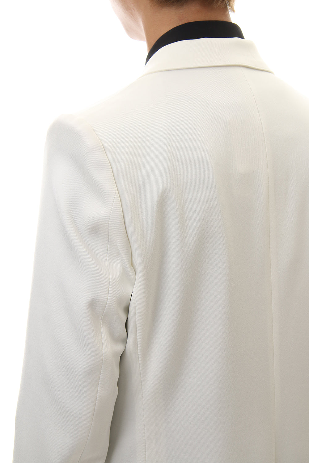 Hybrid French Twill Long Jacket (Off White)