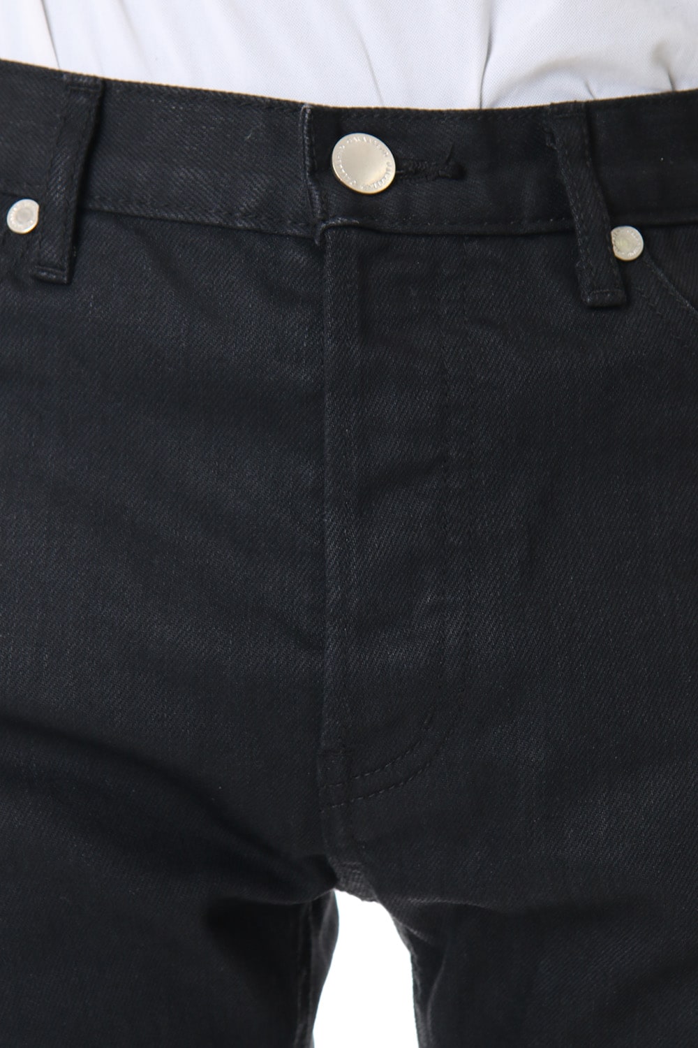 Knee Crushed Pants (Black)