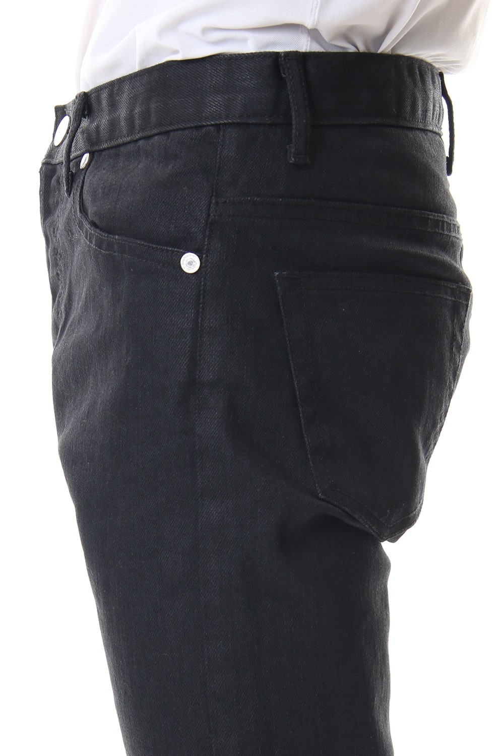 Knee Crushed Pants (Black)