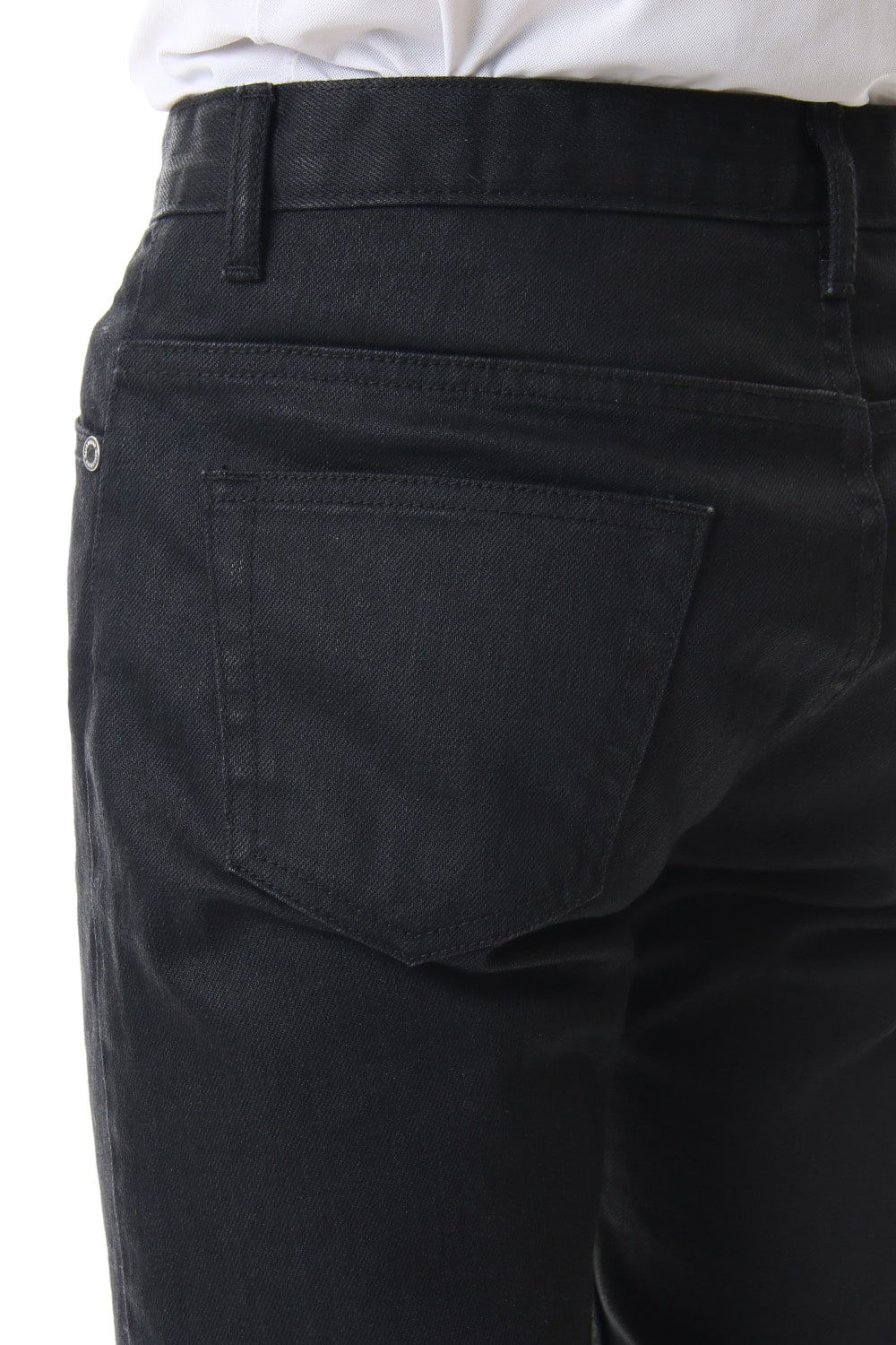 Knee Crushed Pants (Black)