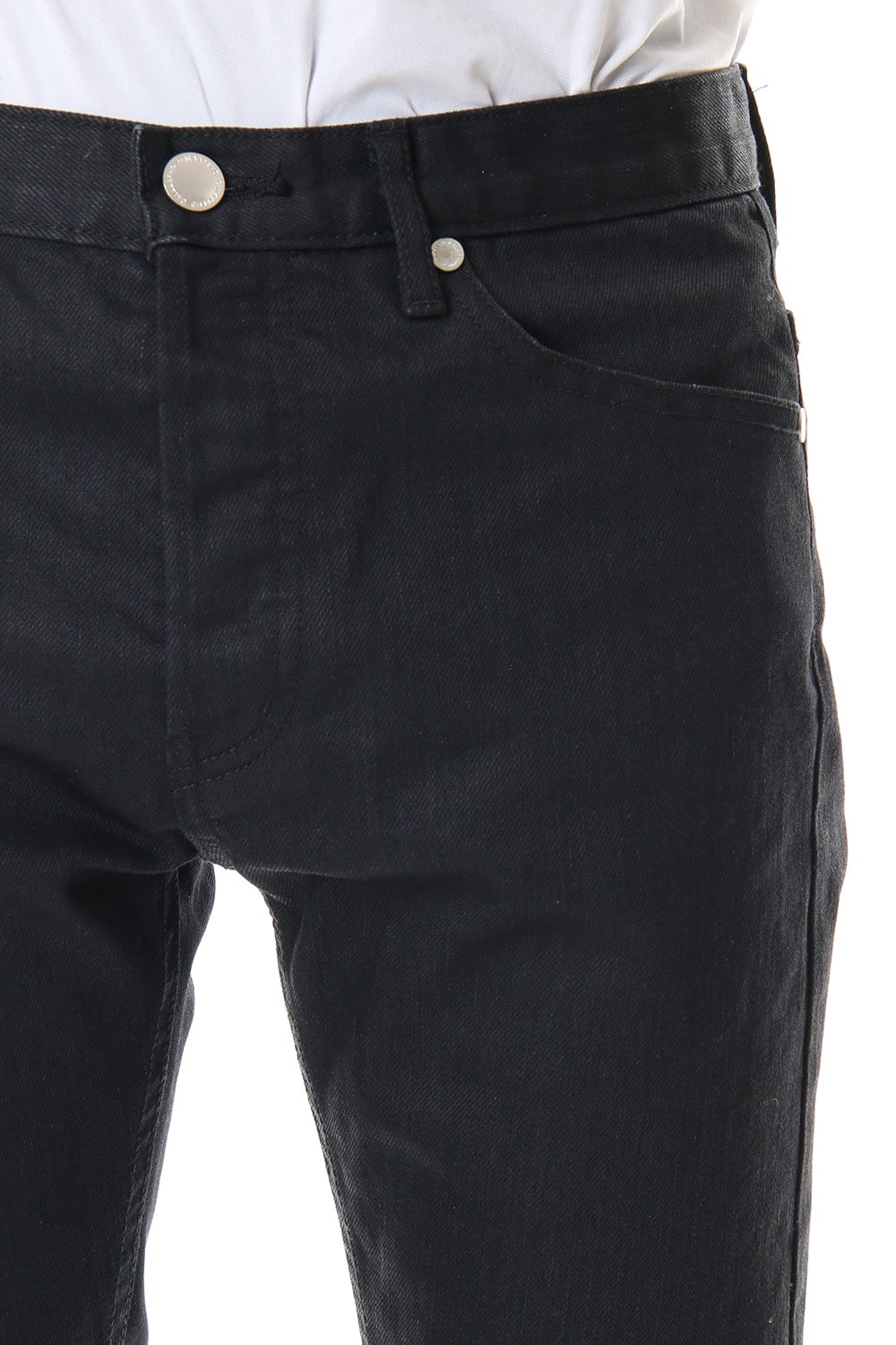 Knee Crushed Pants (Black)