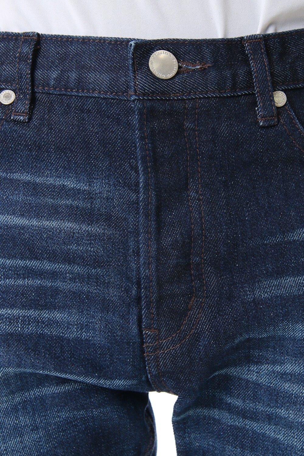 Knee Crushed Pants (Blue)