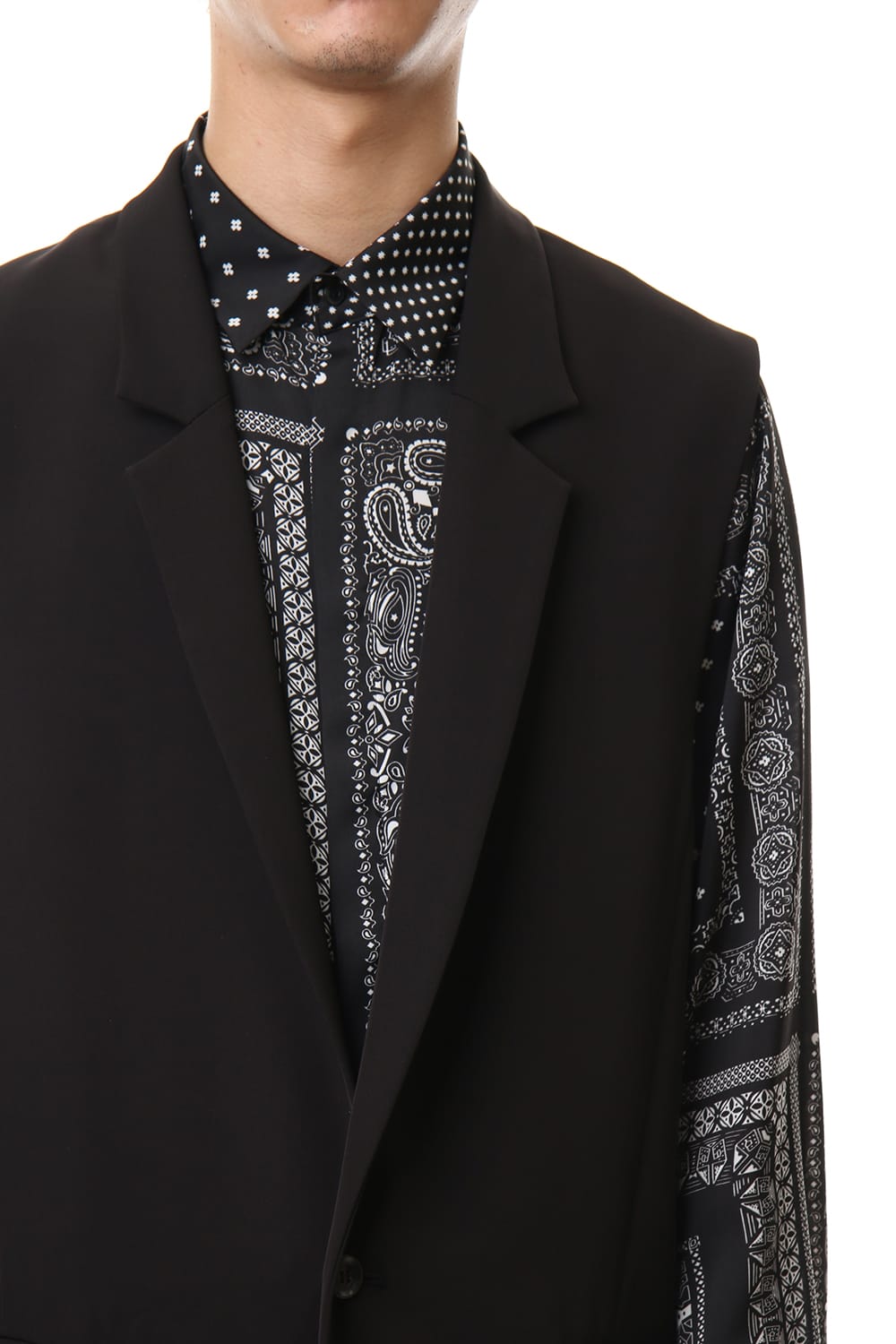 Dry Georgette Stretch Long Vest