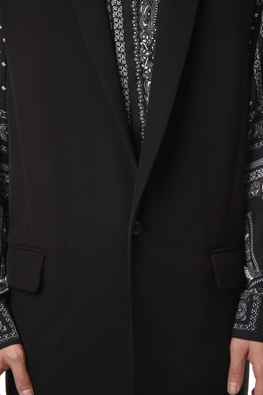 Dry Georgette Stretch Long Vest