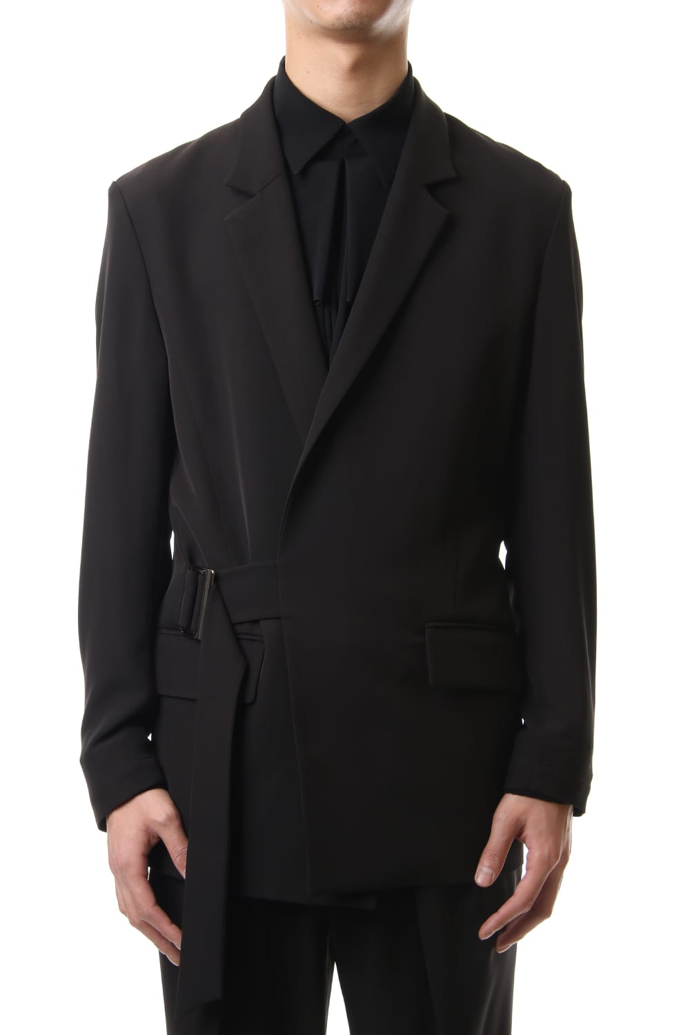 Dry Georgette Belted Jacket