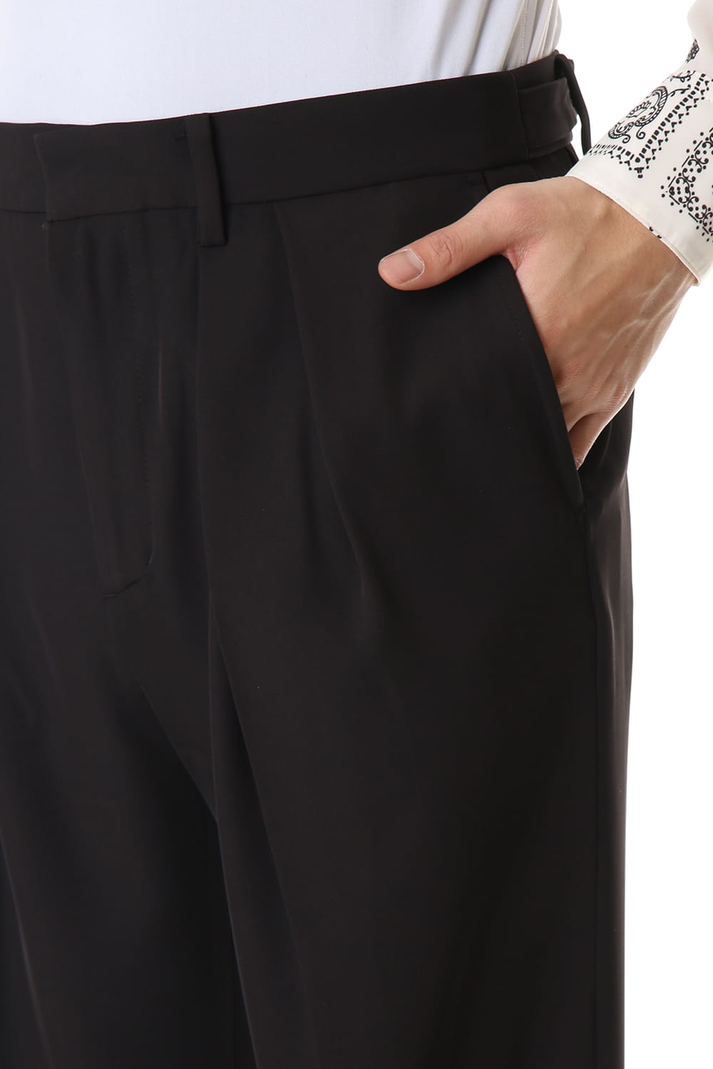 Dry Georgette Stretch Tuck Pants