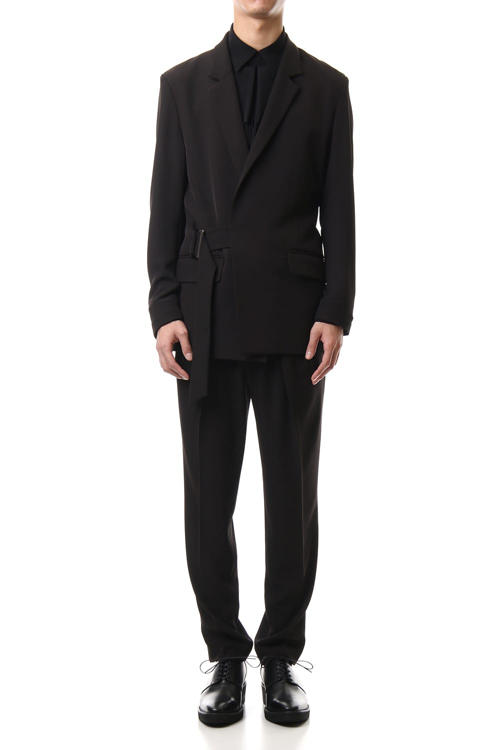 Dry Georgette Stretch Tuck Pants