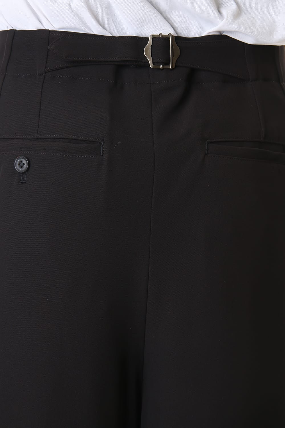 Dry Georgette Stretch Tuck Wide Pants