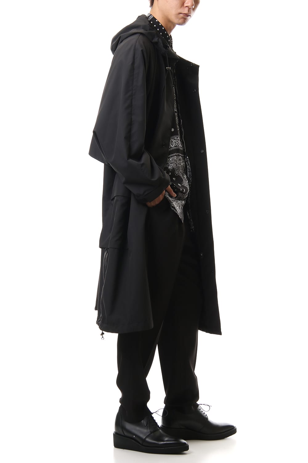 Mat taffeta Military Coat