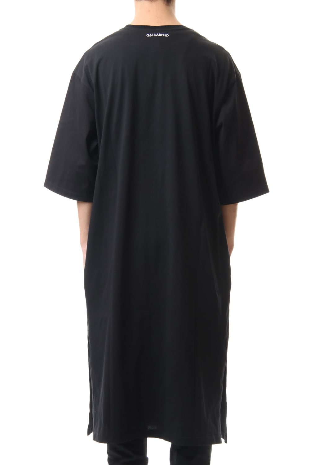 Mercerized india Long Cutsew Black