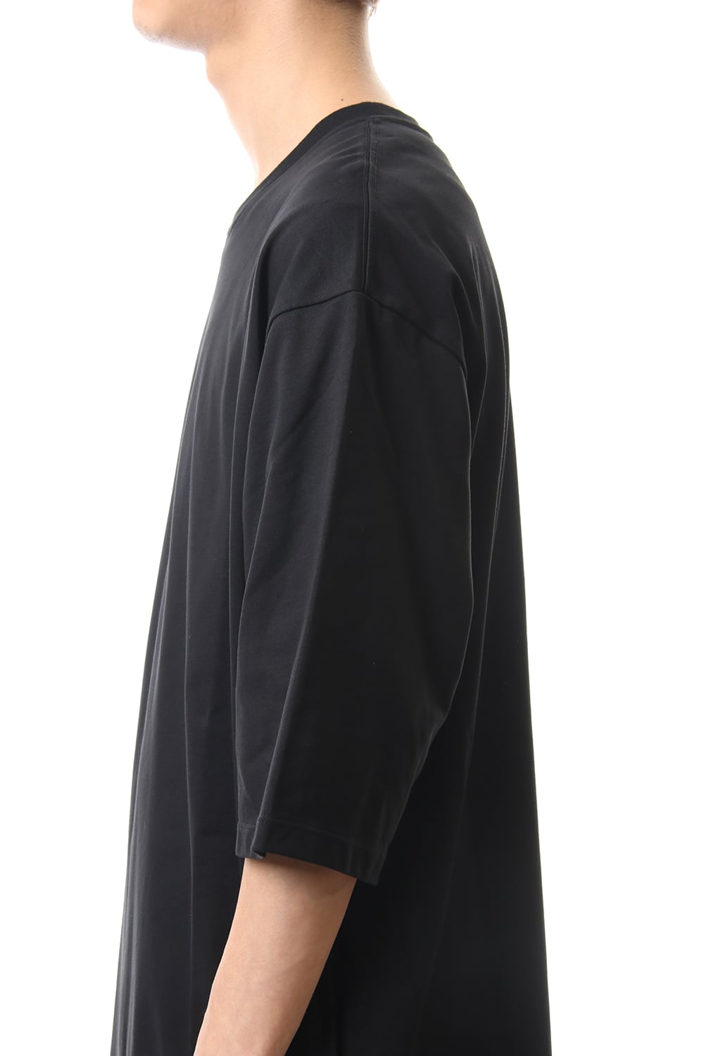 Mercerized india Long Cutsew Black