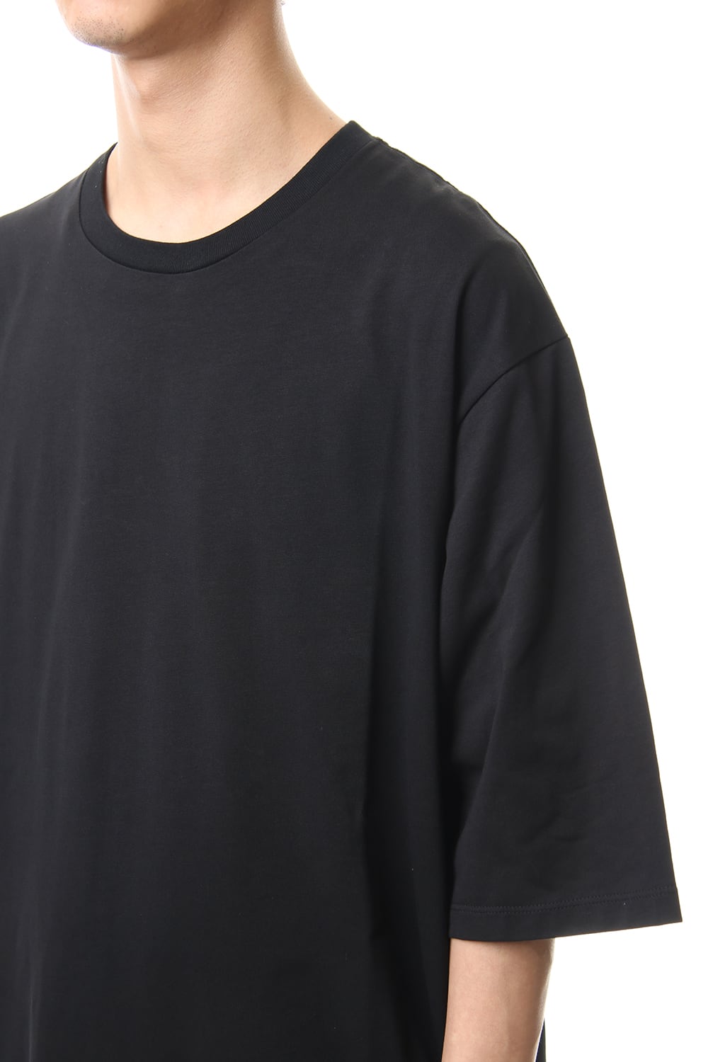 Mercerized india Long Cutsew Black