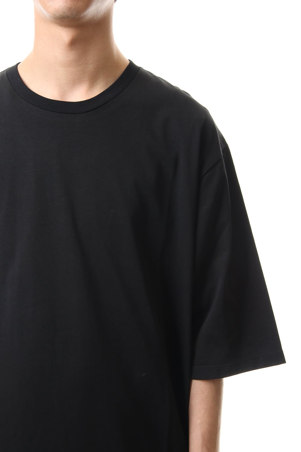 Mercerized india Long Cutsew Black