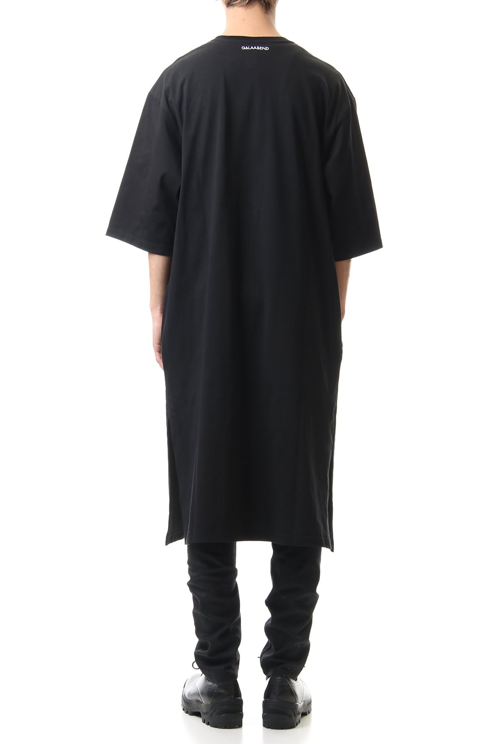 Mercerized india Long Cutsew Black