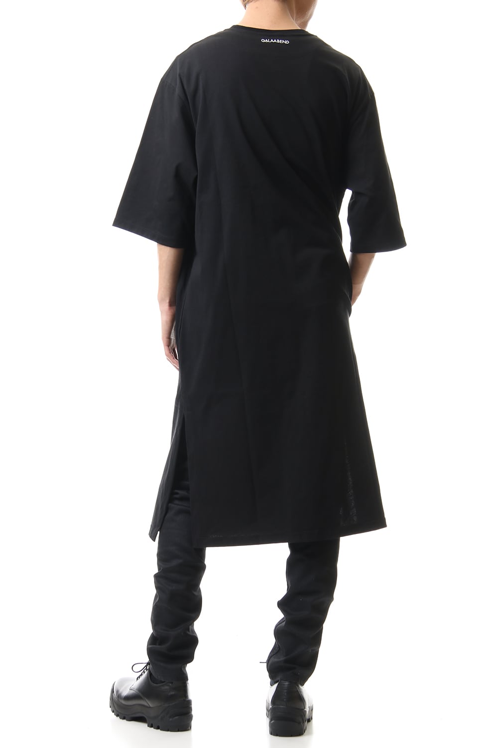 Mercerized india Long Cutsew Black