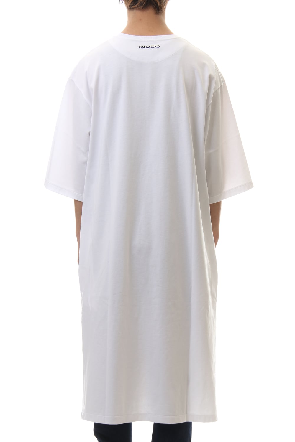 Mercerized india Long Cutsew White
