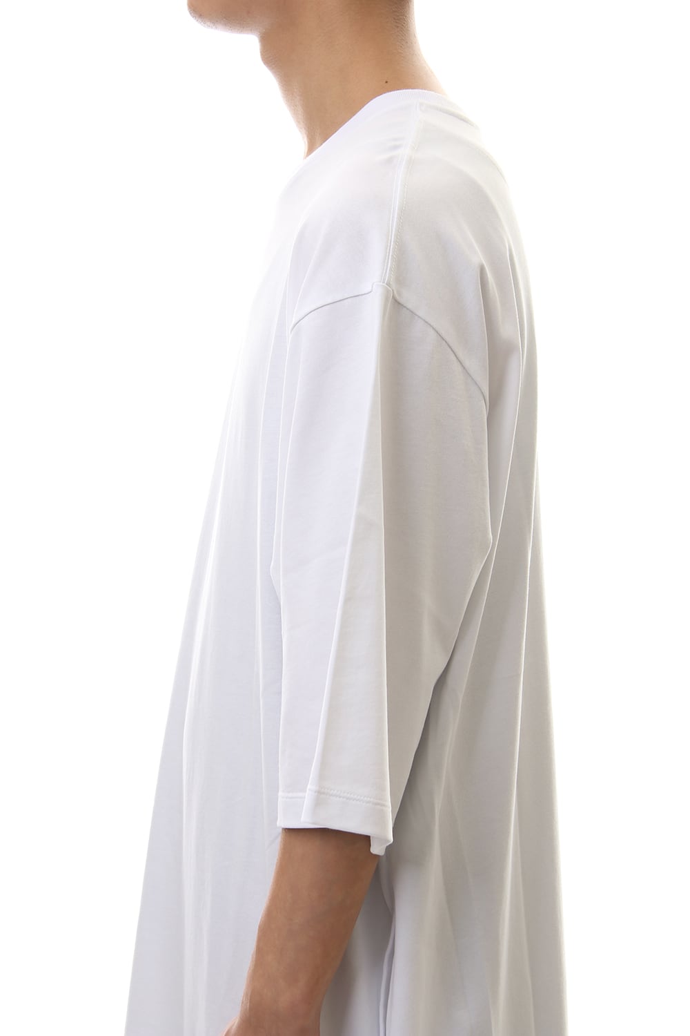 Mercerized india Long Cutsew White