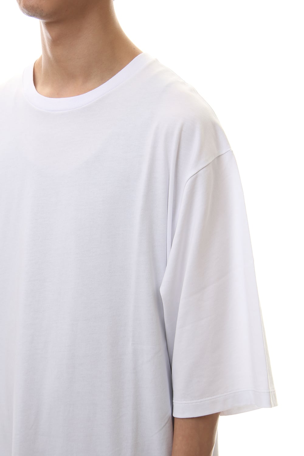 Mercerized india Long Cutsew White