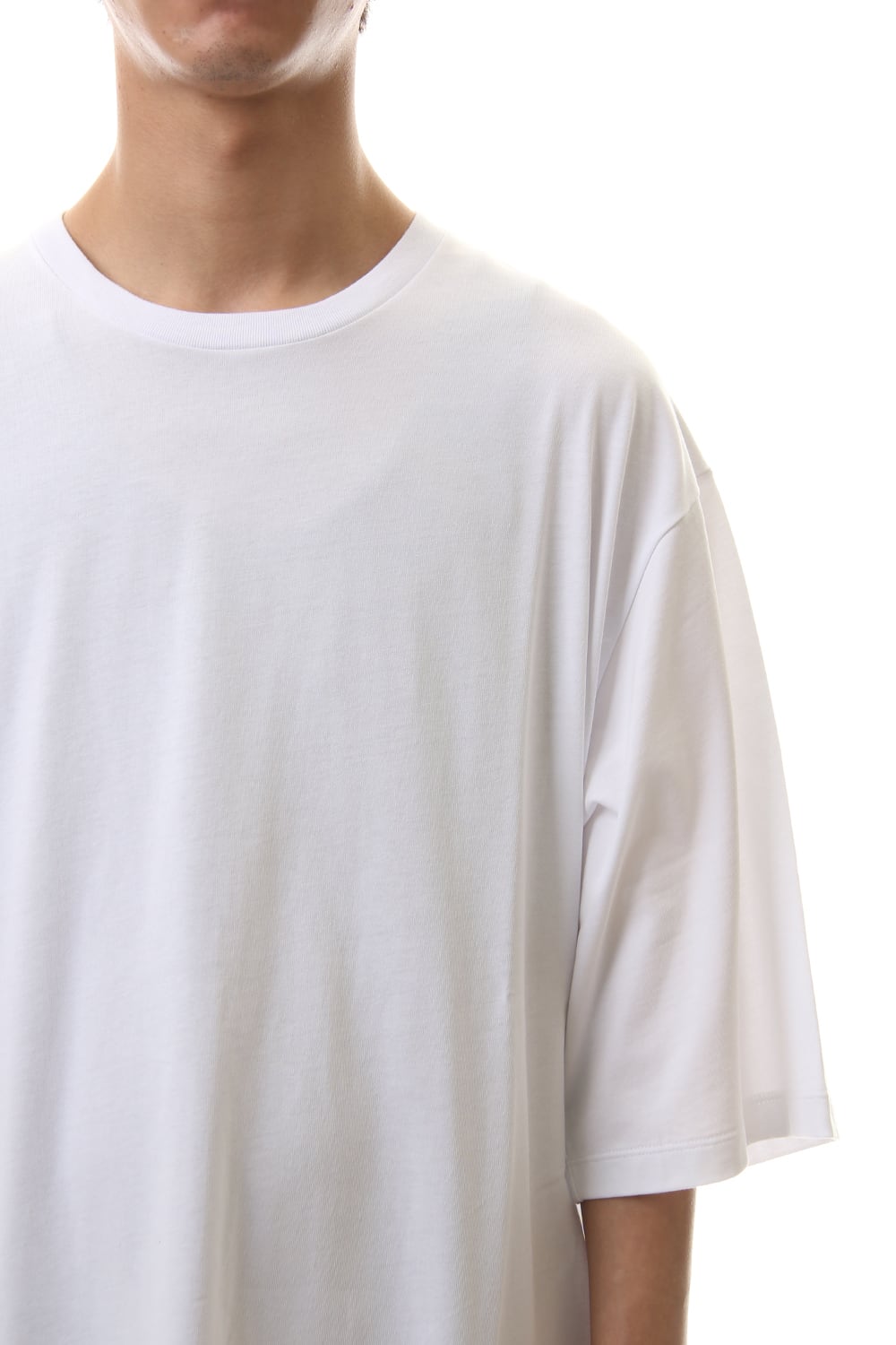 Mercerized india Long Cutsew White