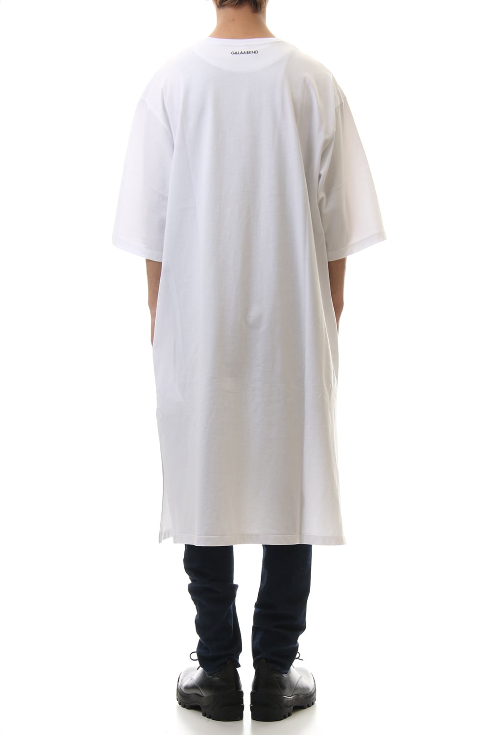 Mercerized india Long Cutsew White