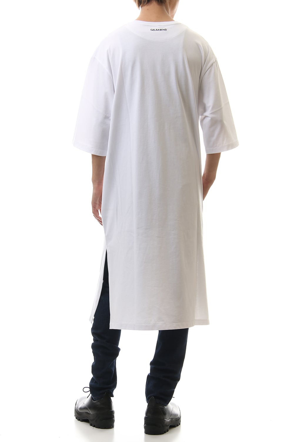 Mercerized india Long Cutsew White