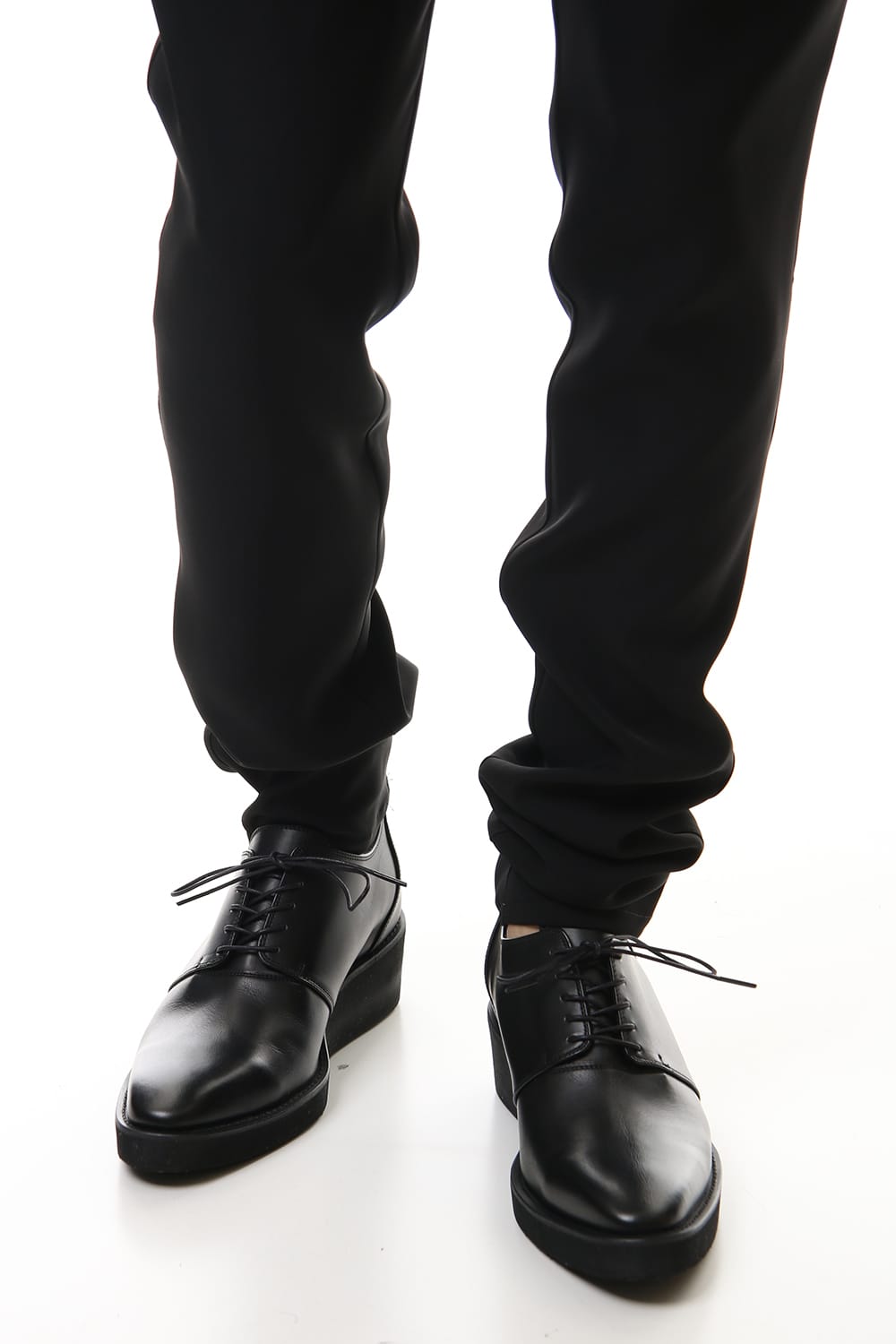 Oil Cow Smooth New Lace Up Shoes