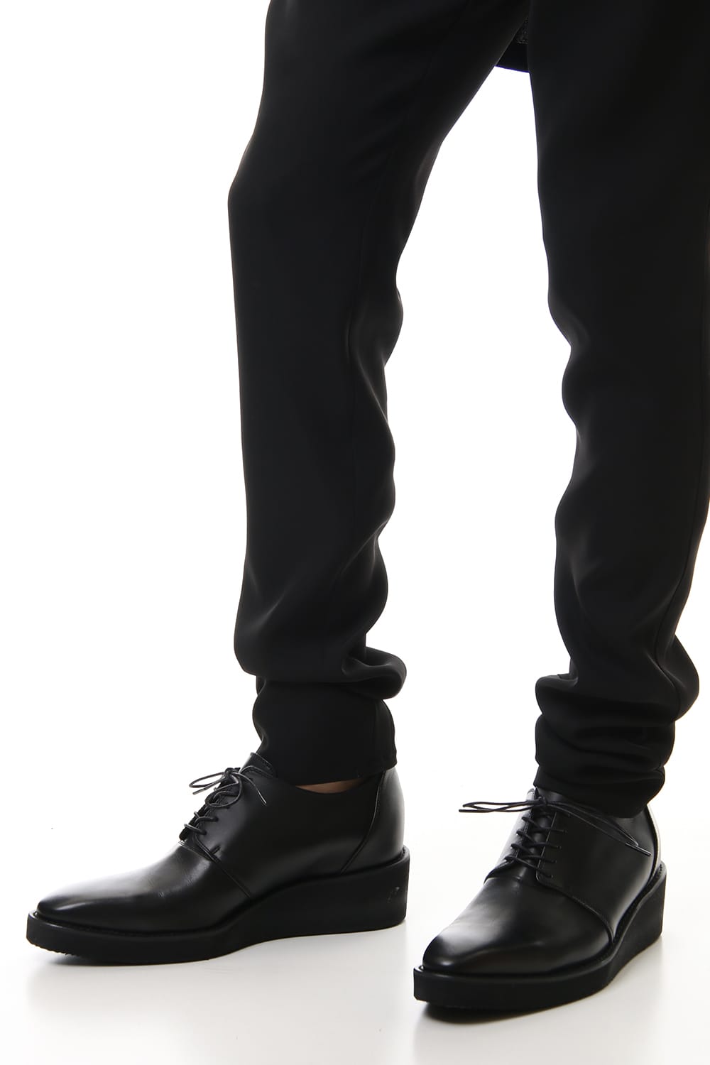 Oil Cow Smooth New Lace Up Shoes