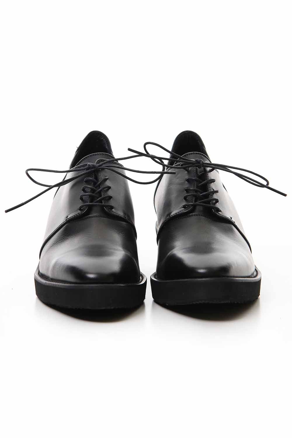 Oil Cow Smooth New Lace Up Shoes