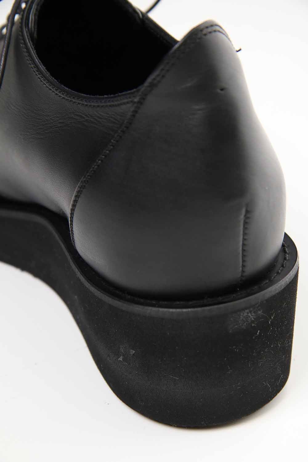 Oil Cow Smooth New Lace Up Shoes