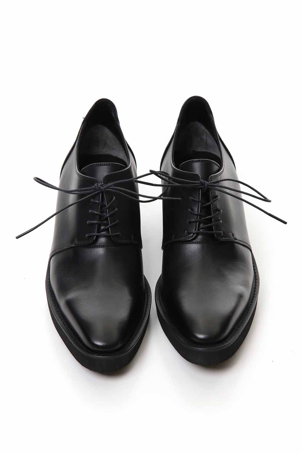 Oil Cow Smooth New Lace Up Shoes