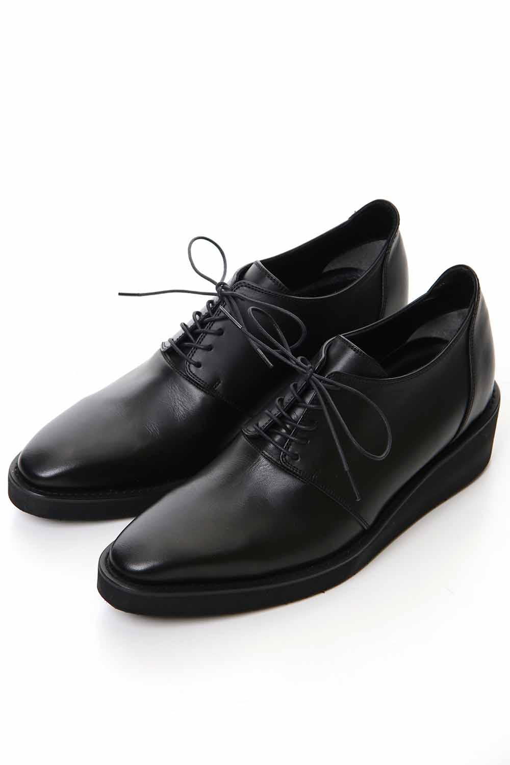 Oil Cow Smooth New Lace Up Shoes