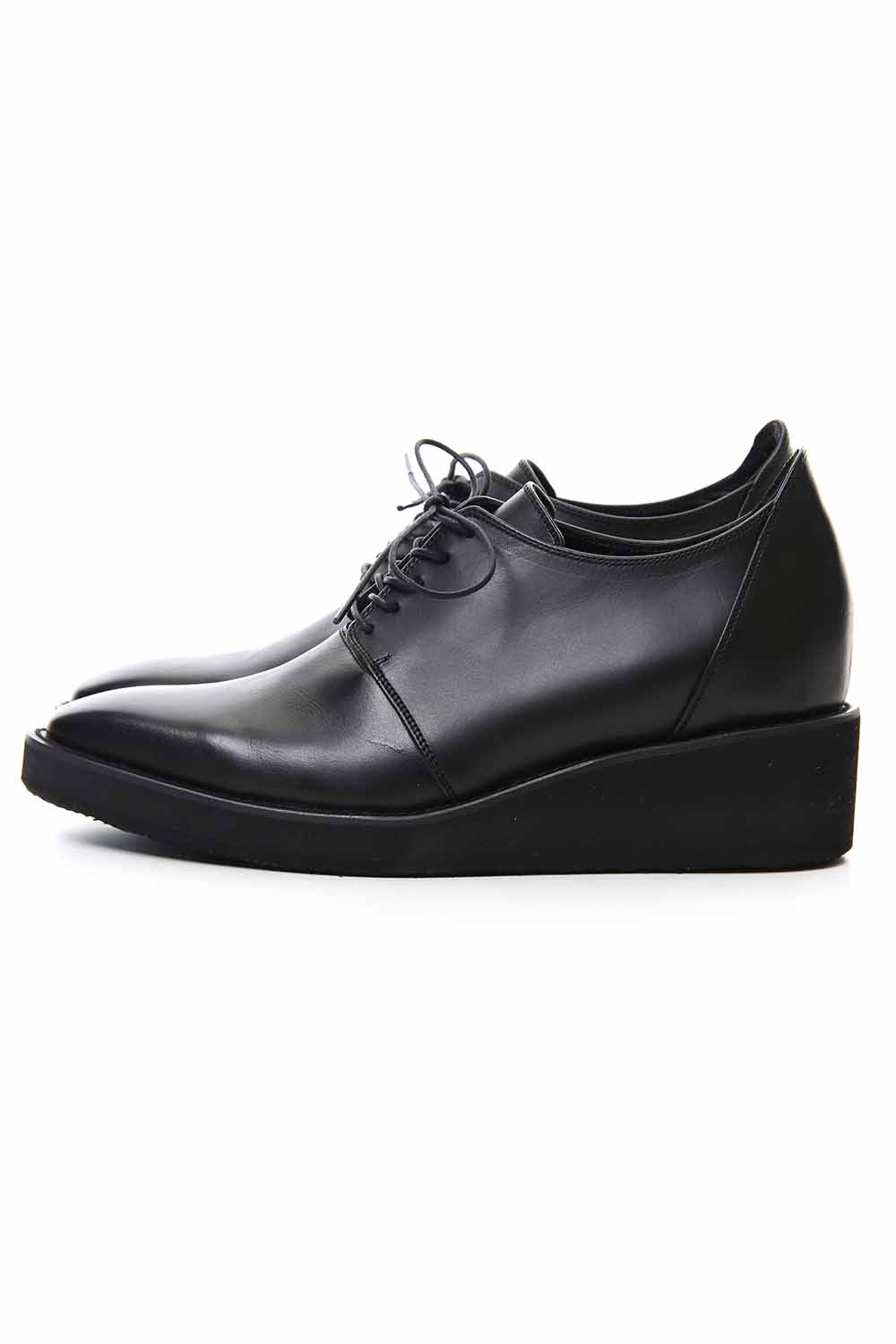 Oil Cow Smooth New Lace Up Shoes