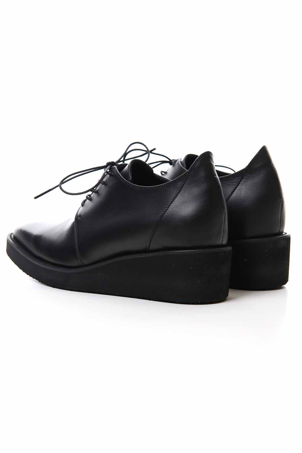 Oil Cow Smooth New Lace Up Shoes
