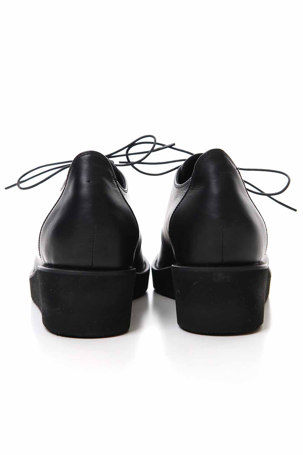 Oil Cow Smooth New Lace Up Shoes