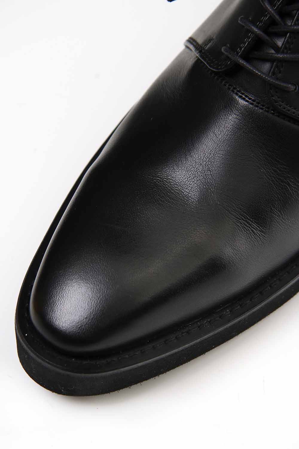 Oil Cow Smooth New Lace Up Shoes