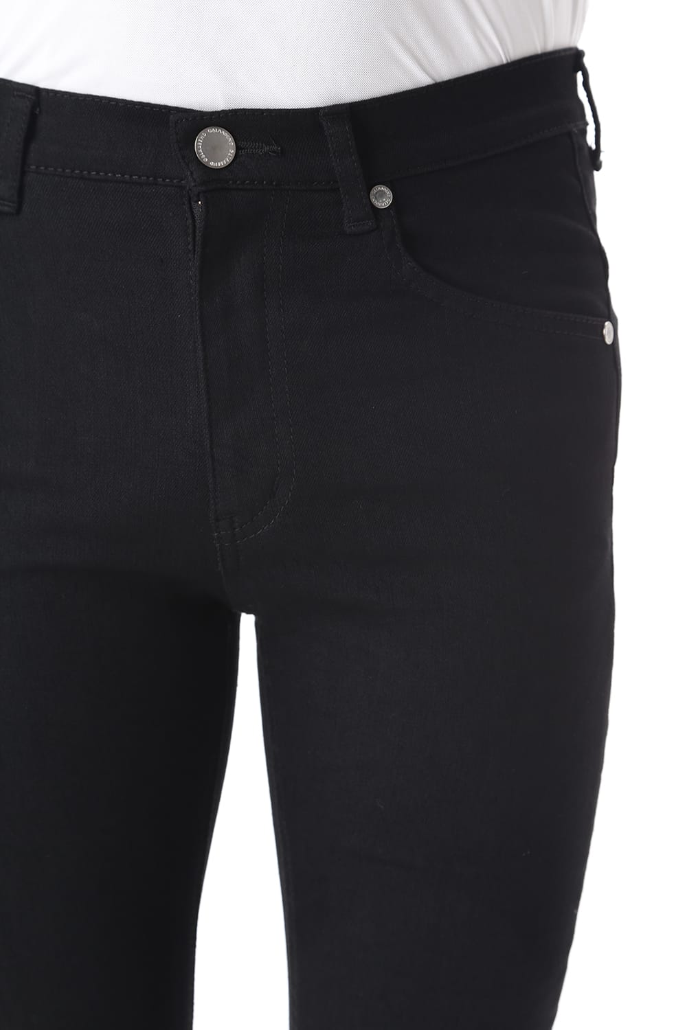 EX fit denim leggings pants (Bandana embroidery)