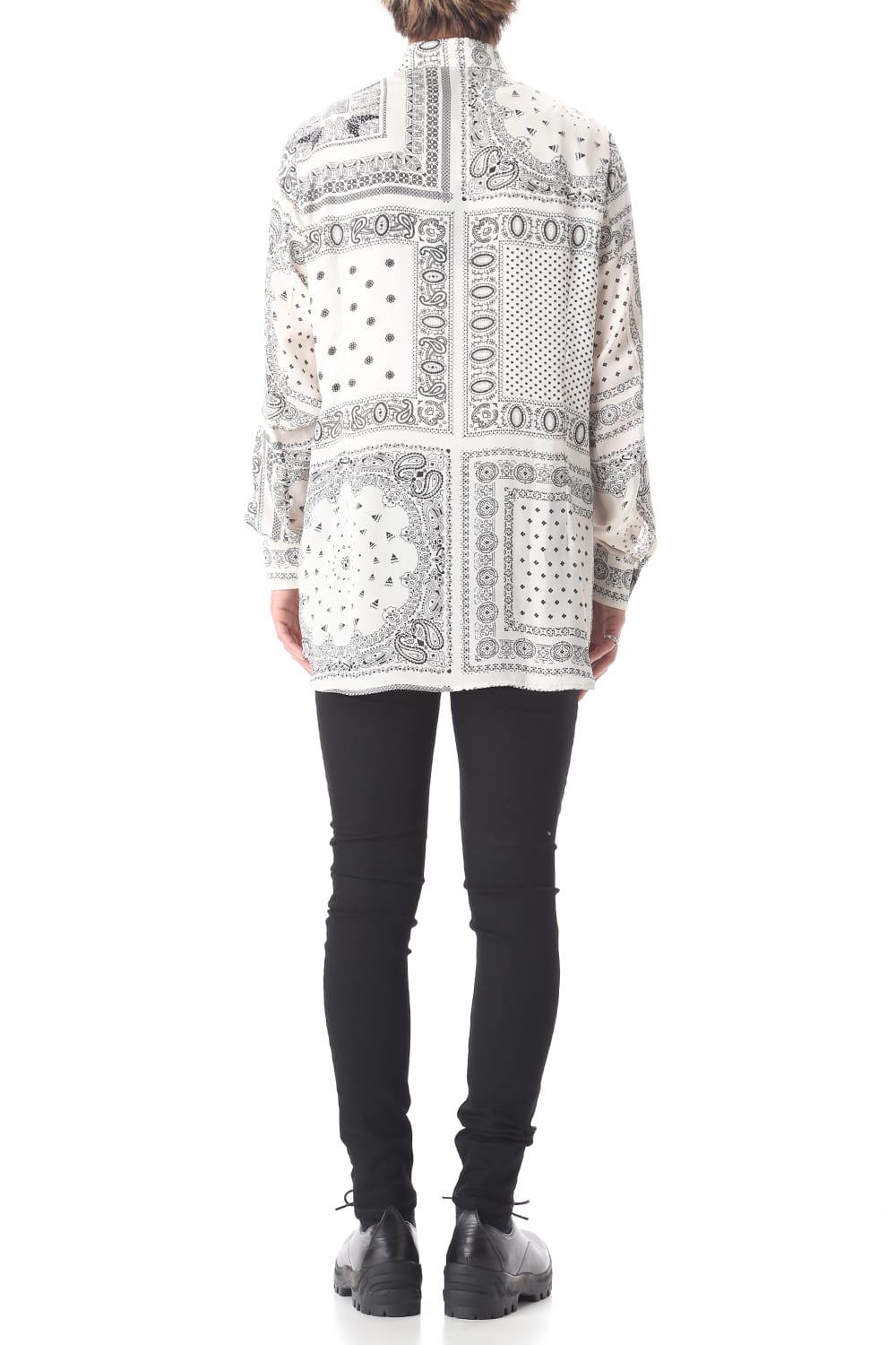 EX fit denim leggings pants (Bandana embroidery)