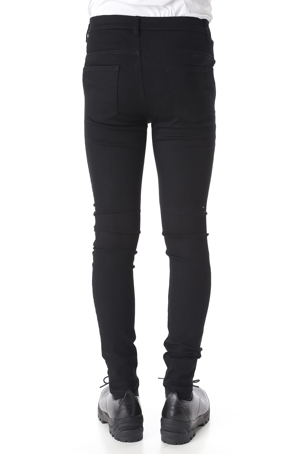 EX fit denim leggings pants (Bandana embroidery)