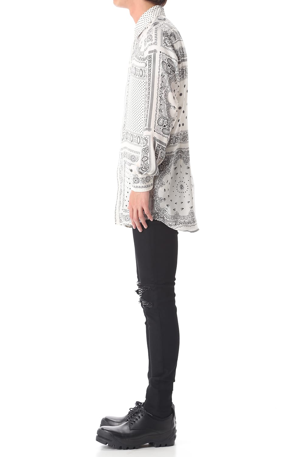 EX fit denim leggings pants (Metal dot)