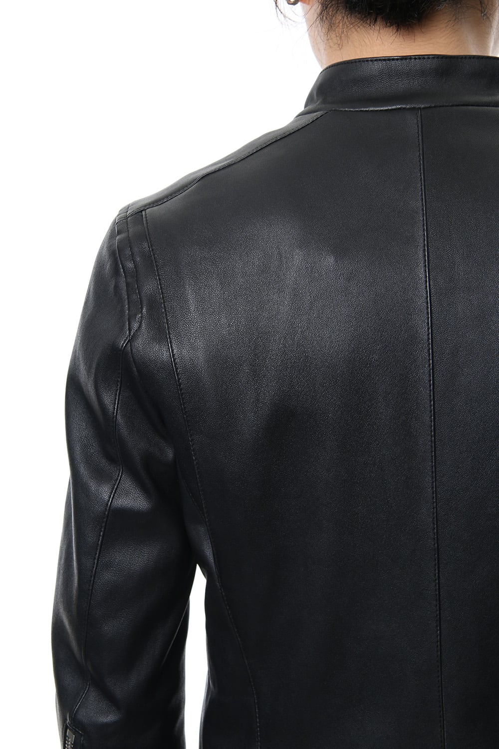 Bording Lamb Single Leather Jacket