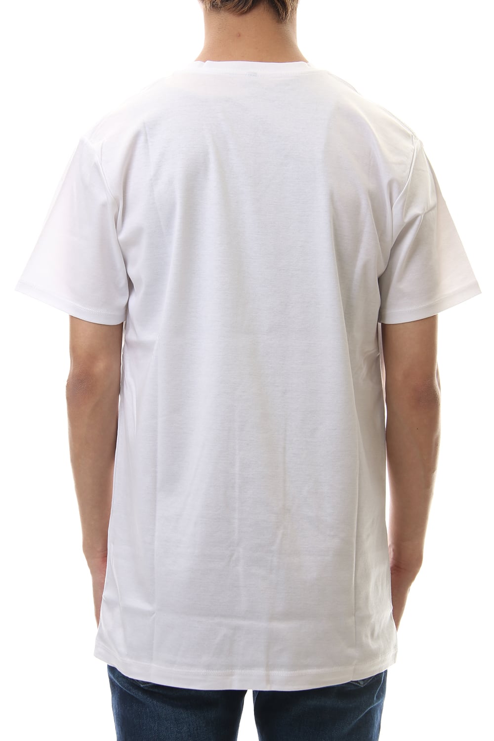 60/1 Bio Mercerization Smooth V neck Cutsew White