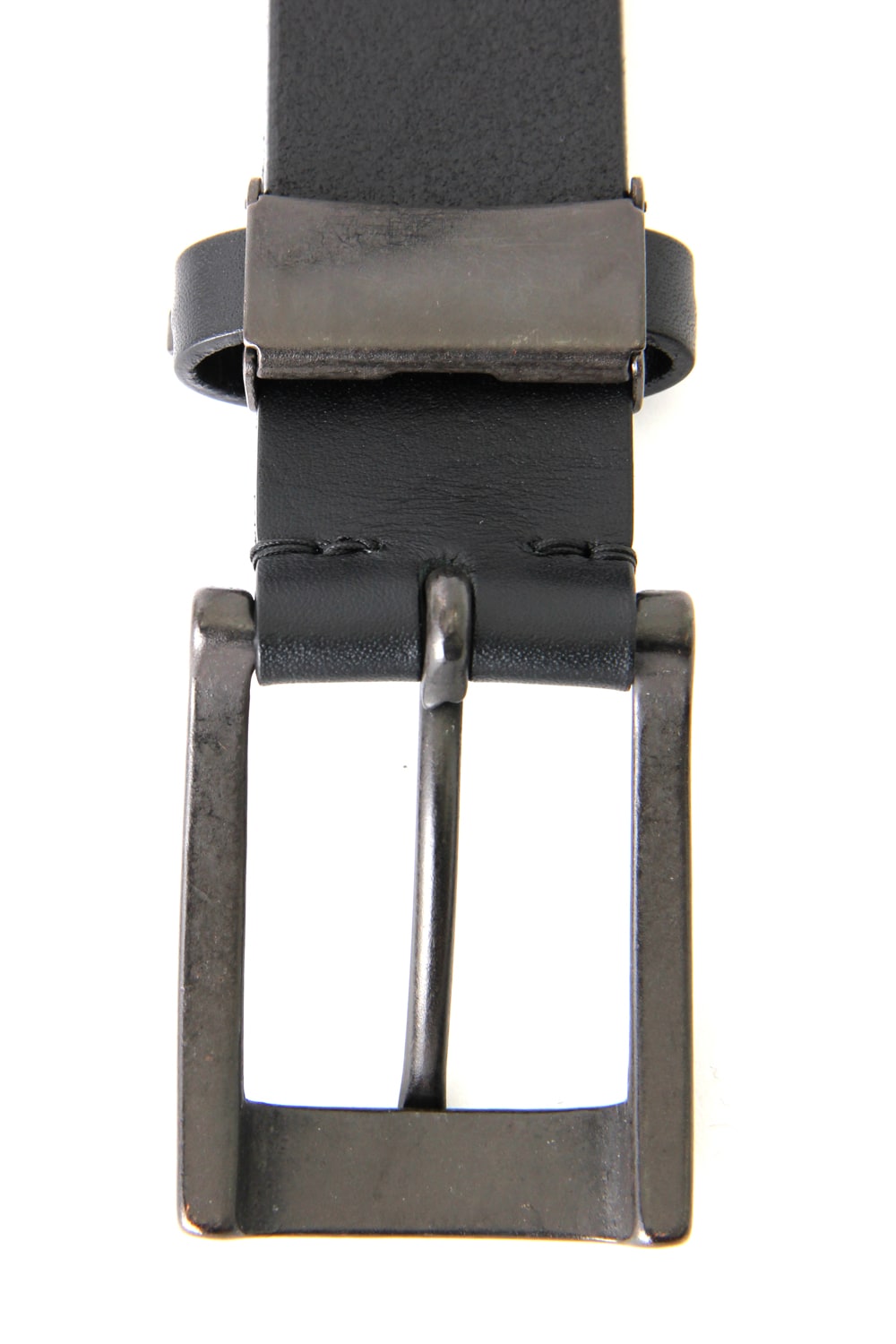 OILED COW LEATHER STUDS BELT