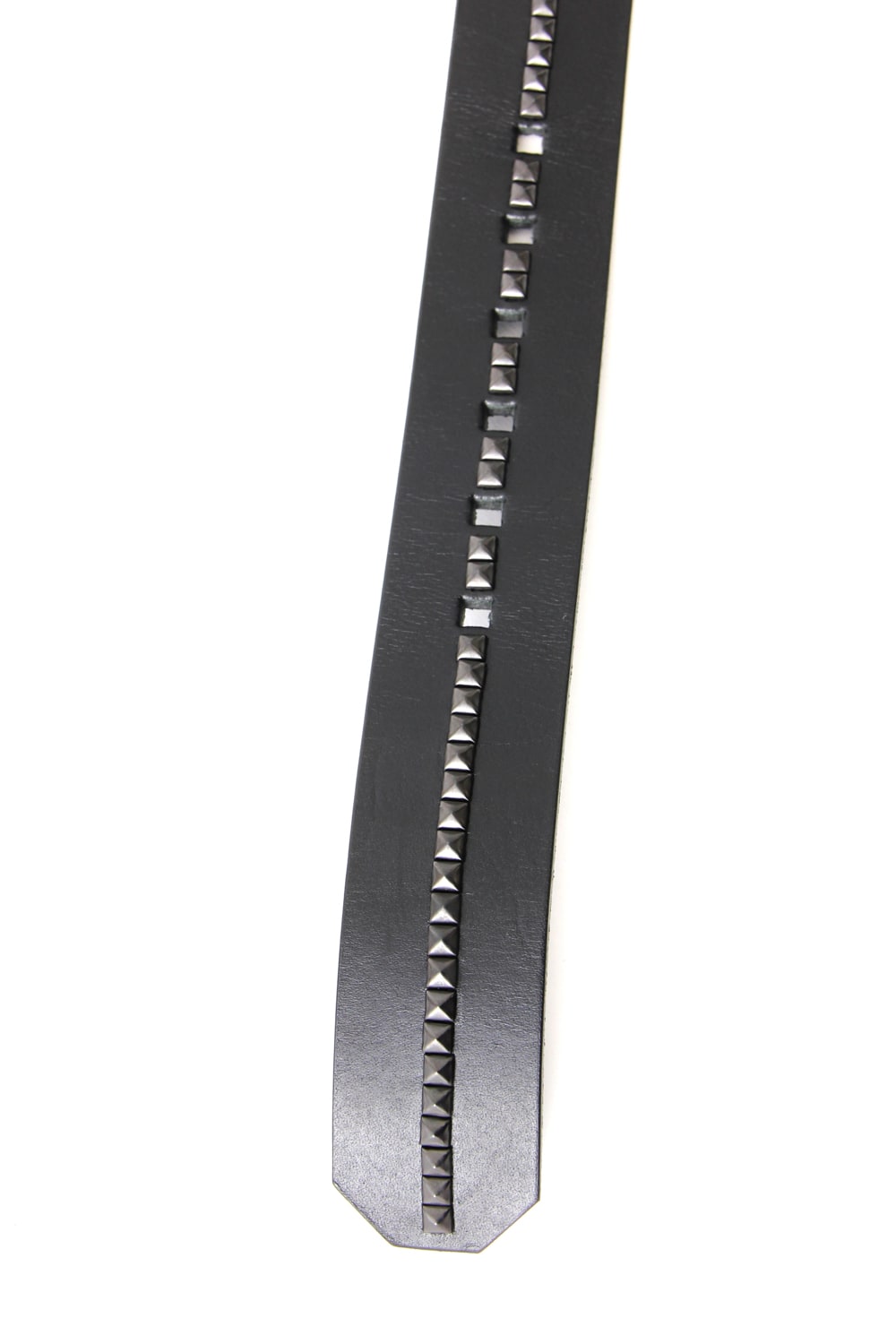 OILED COW LEATHER STUDS BELT