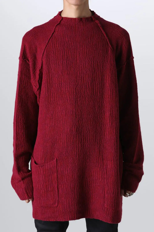 Cotton/Cashmere Sweater Crimson