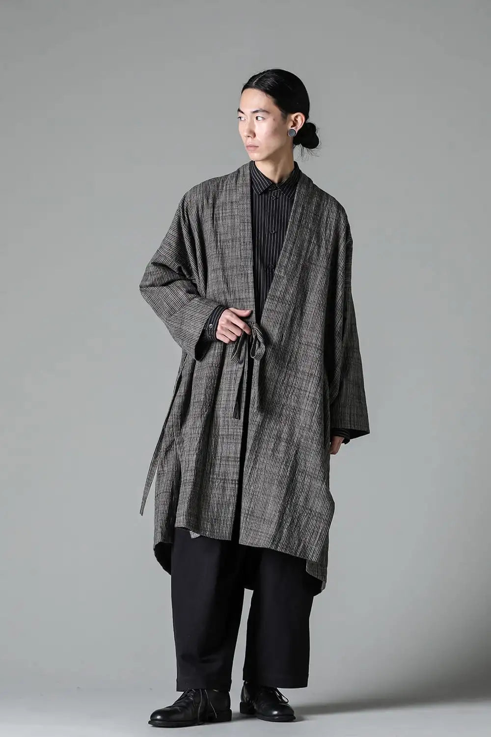 KIMONO#14 Cotton Cloth Vintage Striped