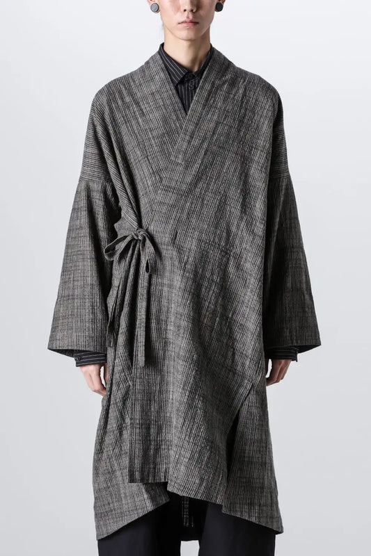 KIMONO#14 Cotton Cloth Vintage Striped