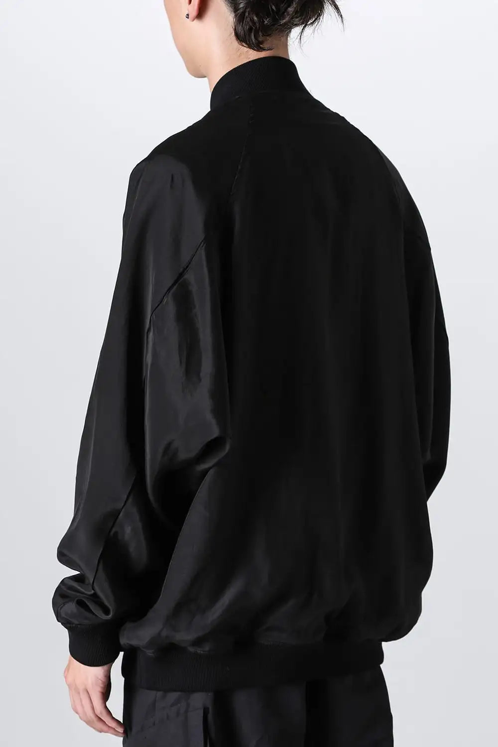 Acetate Vintage Satin Printed Blouson