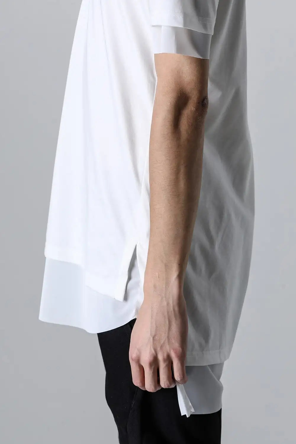 レイヤードTシャツ ホワイト