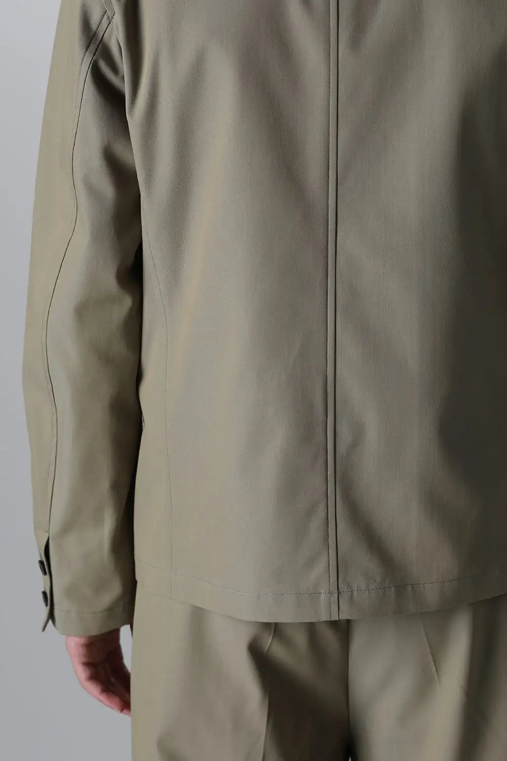 Slash Pocket Jacket Khaki